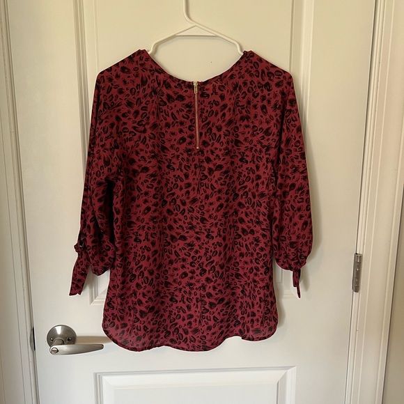 Leopard Print Papermoon Long Sleeved Blouse - Picture 4 of 5